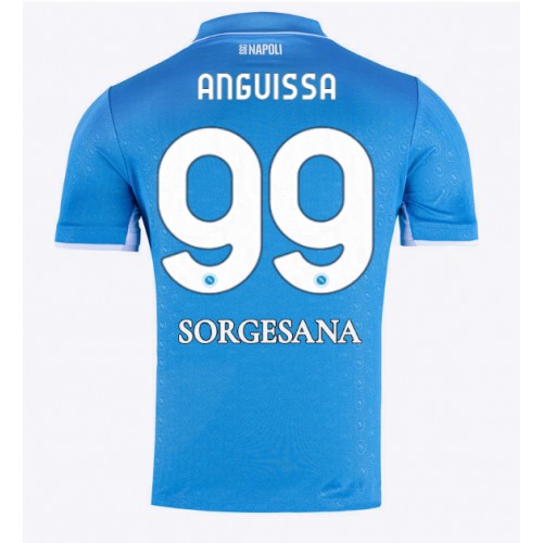 Pánský Fotbalový dres SSC Napoli Frank Anguissa #99 2024-25 Domácí Krátký Rukáv